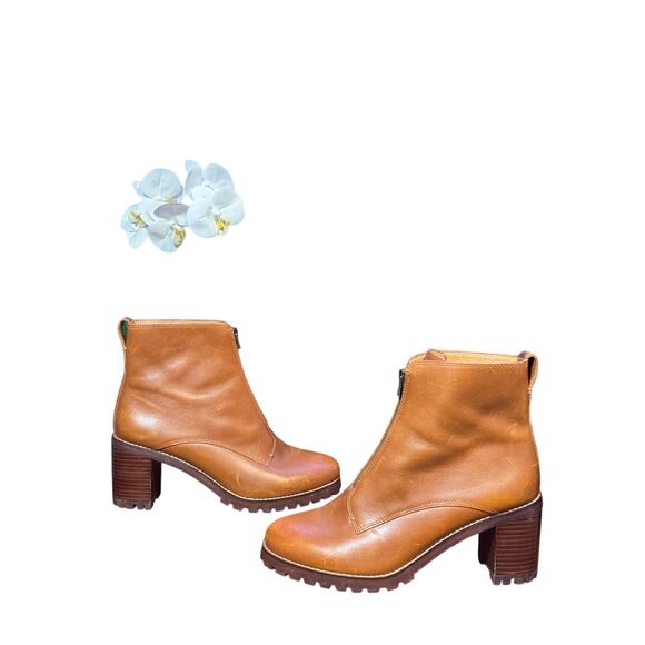 Madewell chukka leather heeled boot size 11 - Picture 1 of 9